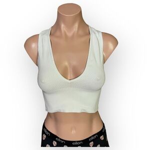 Out From Under By Urban Outfitters Women’s Medium White Cropped Tank Top